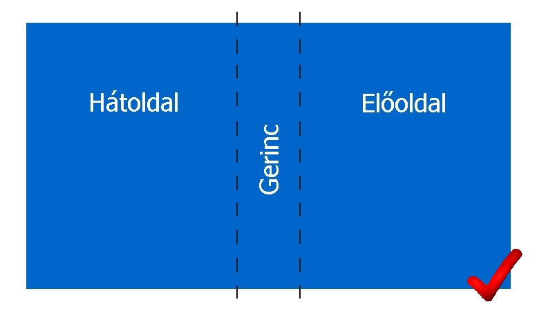 Könyvborító információs terület