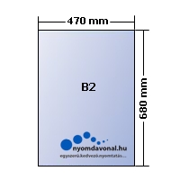 A2 méretű reklámplakát készítés
